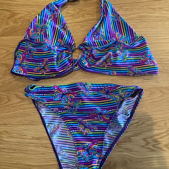 Tasteful Girl Butterfly Bikini Set, sz XS/S - Picture 4 of 6